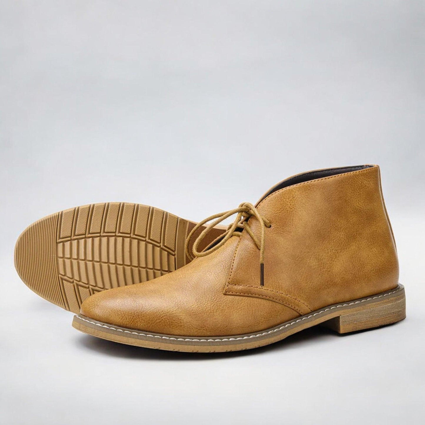 Herold | Chukka-Stiefel aus Leder Braun