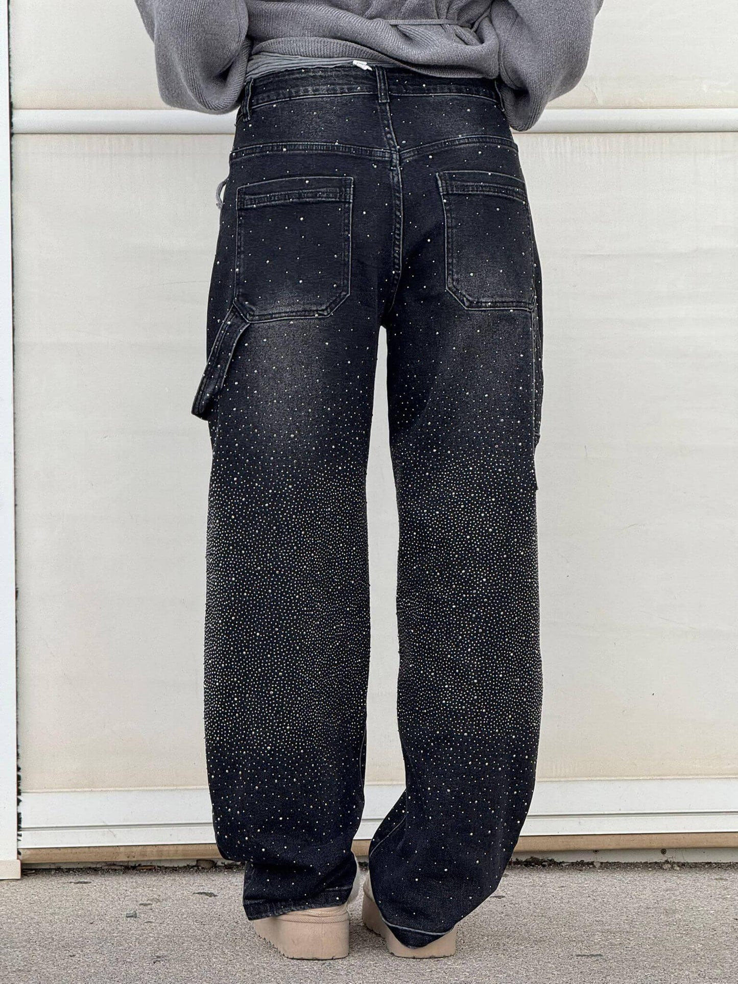 Ricky Diamond Jeans – Elegante, Bequeme Jeans Mit Schimmernden Diamantdetails und Zeitlosem Stil