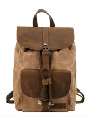 OSLO | Wachs-Leinwand-Rucksack Khaki