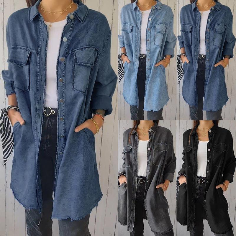 Leichte Jeansbluse Annika – Atmungsaktiv, Bequem, Vielseitig Für Freizeitlooks