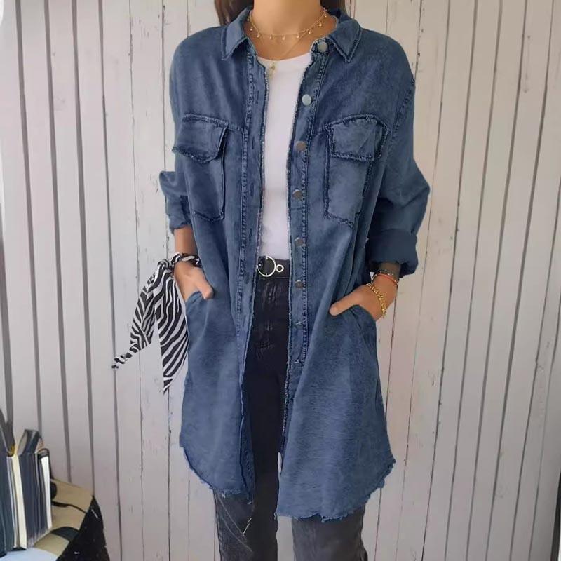 Leichte Jeansbluse Annika – Atmungsaktiv, Bequem, Vielseitig Für Freizeitlooks