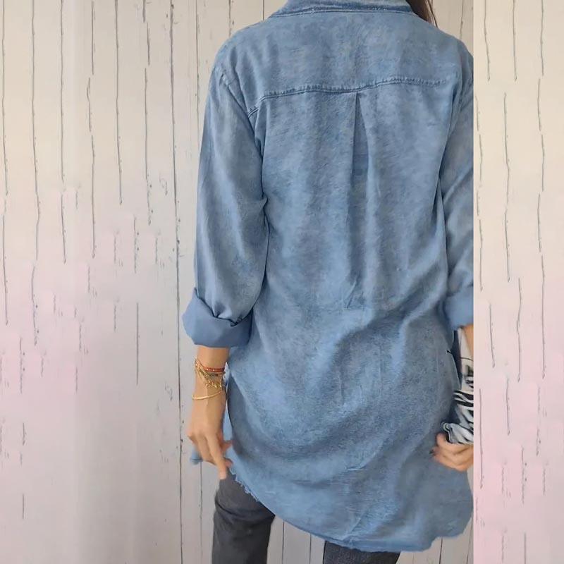 Leichte Jeansbluse Annika – Atmungsaktiv, Bequem, Vielseitig Für Freizeitlooks