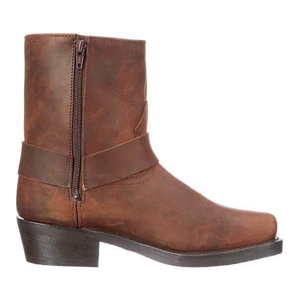 Alexandro Cowboyboots Für Männer – Hochwertiges Leder, Robuste Gummisohle, Seitliche Reißverschlüsse