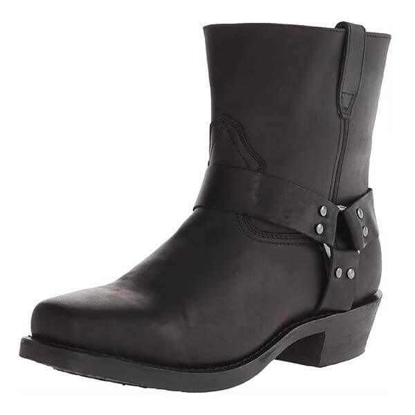 Alexandro Cowboyboots Für Männer – Hochwertiges Leder, Robuste Gummisohle, Seitliche Reißverschlüsse Schwarz