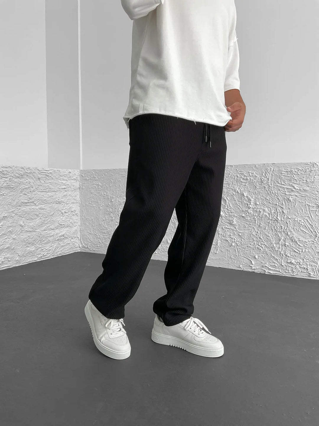 Gerippte Hose Modern