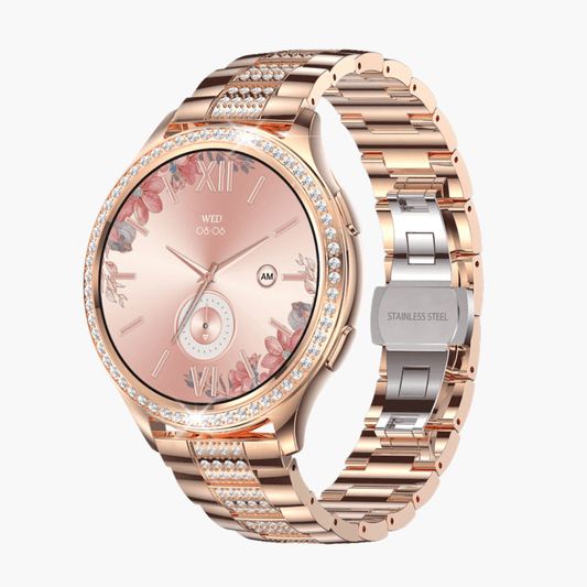 Stilora Smartwatch Rosé Gold - Edelstahlband