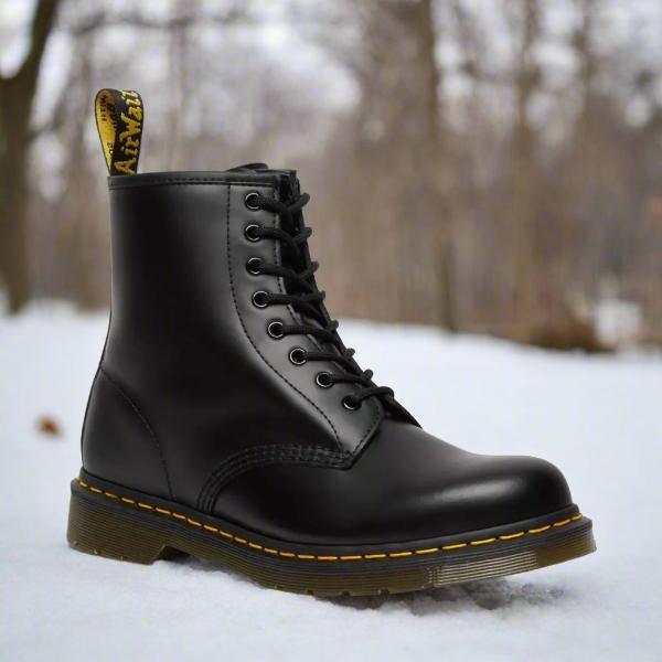 ARTIS - öko-leder stiefel Schwarz