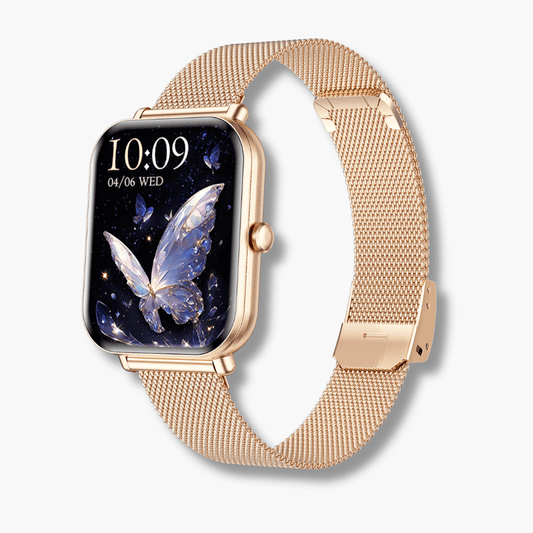 Lucina Smartwatch Rosé Gold - Meshband