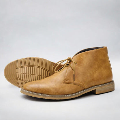 Herold | Chukka-Stiefel aus Leder Braun