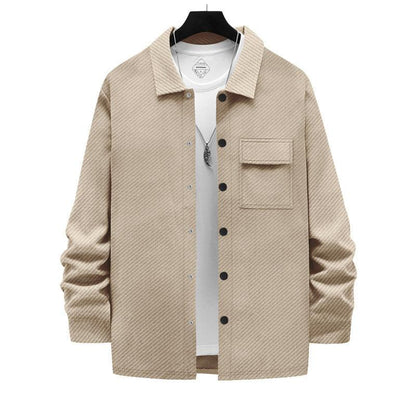 Retro Casual Hemd Für Herren – Stilvolle Hemden In Vielfältigen Farben Und Größen, Bequem Und Vielseitig Khaki