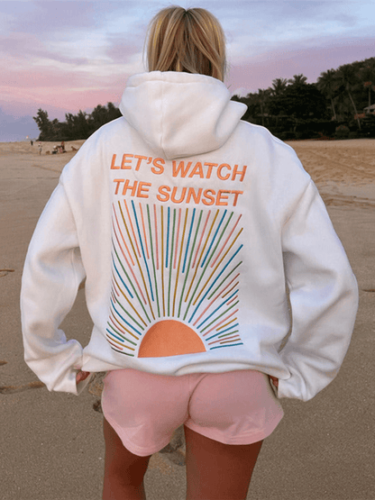 Ophelia™ – Evening Bliss Kapuzenpullover Weiß