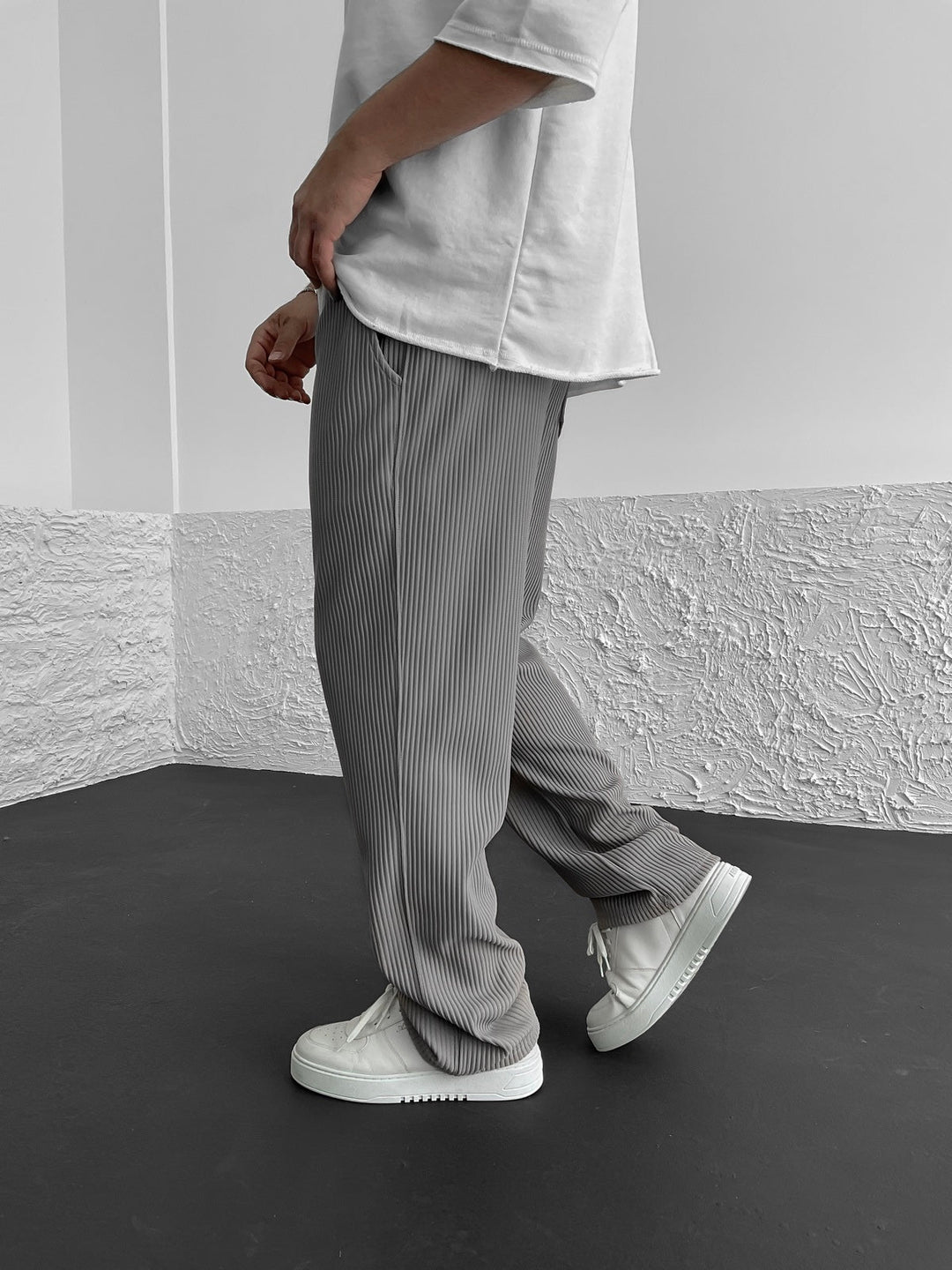 Gerippte Hose Modern