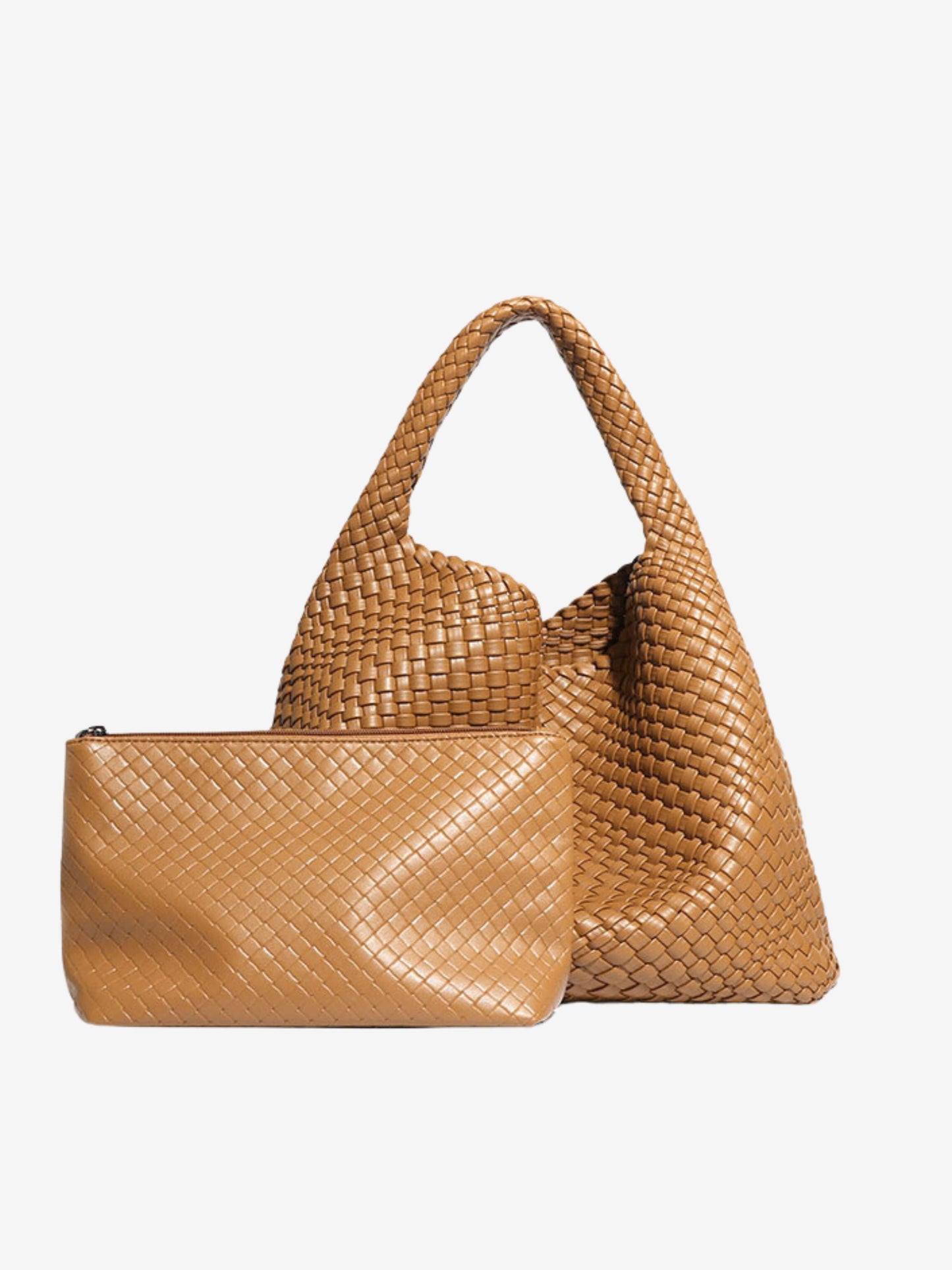 Luna Chic Oversized Woven Hobo Bag von Fadenburg, perfekte Kombination aus Funktionalität und trendy Design für tägliche Nutzung.