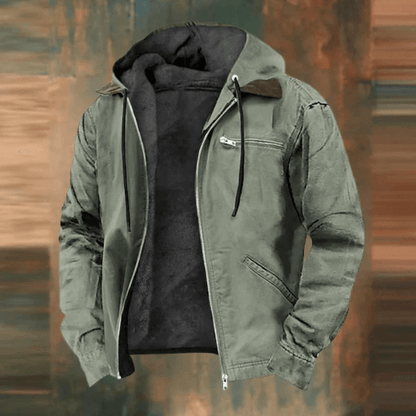 OLIVER Outdoor-Jacke: Gefütterte Winterjacke Mit Sherpa-Fleece, Praktischen Taschen & Stilvollem Design Grün