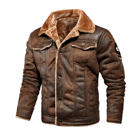 COMMANDER Herren-Winterjacke – Militärisches Design Mit Überlegener Wärmeisolierung & Hochwertigen Materialien Braun