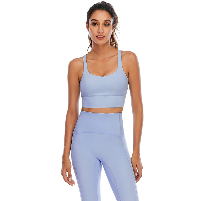 Design, Fitness Sportkleidung Hellblau set