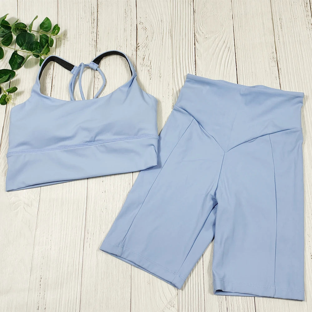 Damen Yoga Set Aus Hochwertigem Spandex