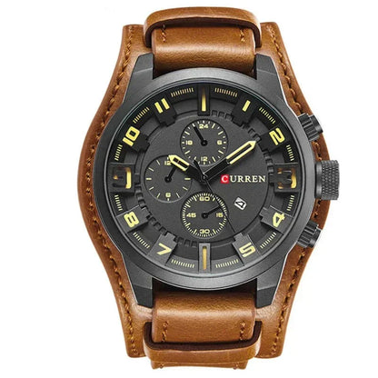 Robuste Sport-Militäruhr mit starkem Design für Outdoor-Abenteuer, wasserdicht und schockfest.