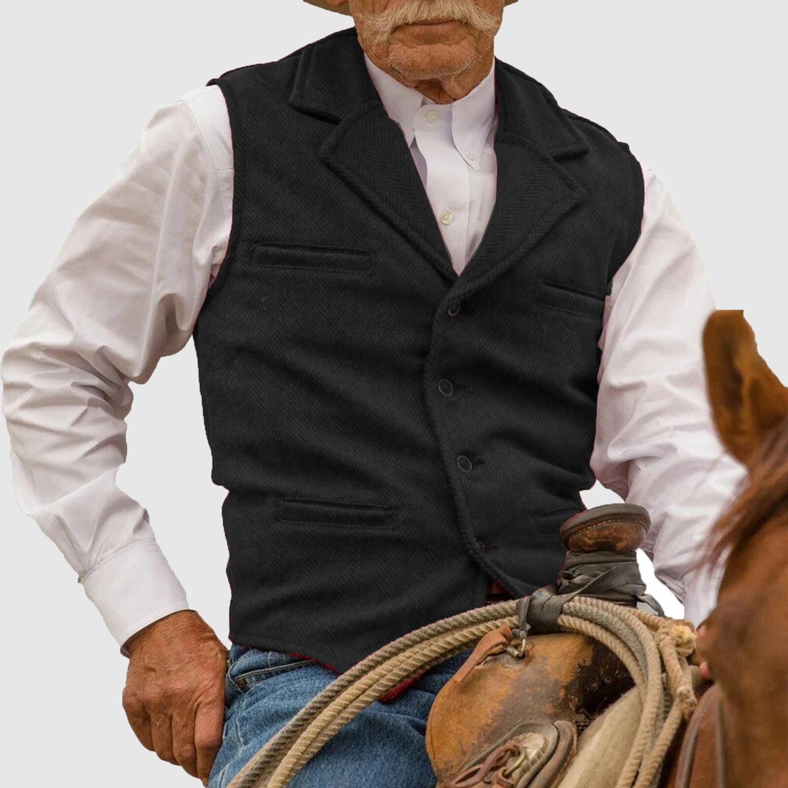 Arthur™ | Klassisches Gilet Schwarz