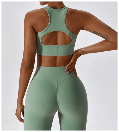 Sportedly Hohe Taille Leggings Für Frauen Mit Push-Up Fitness-Sport-BH Für Ideale Trainingsoutfits
