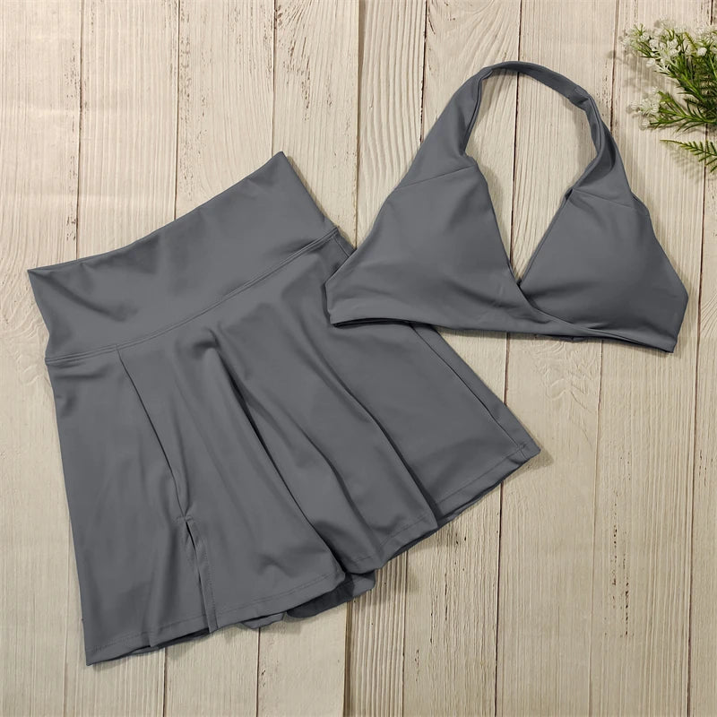 Fitness und Workout Kleidung Grau