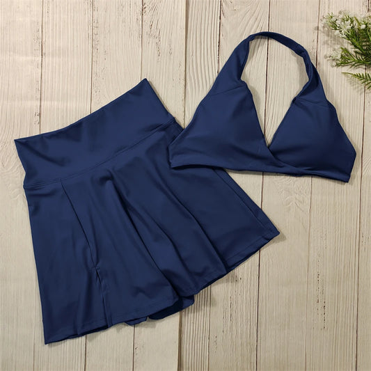 Fitness und Workout Kleidung Marineblau