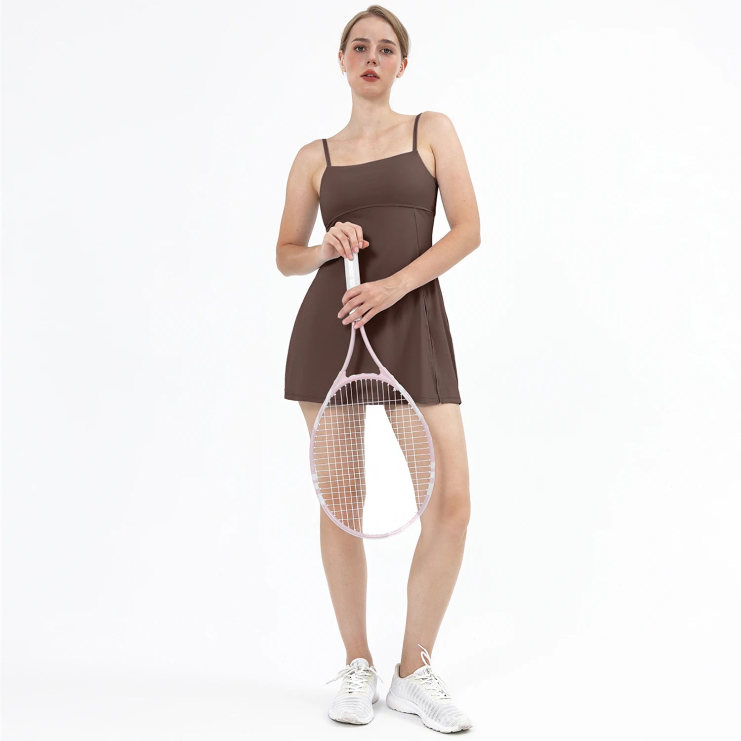 Damen Tennisrock Set - Sportlich Und Elegant Für Fitness Brau
