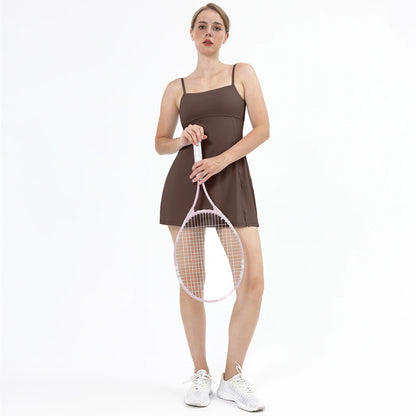 Damen Tennisrock Set - Sportlich Und Elegant Für Fitness Brau