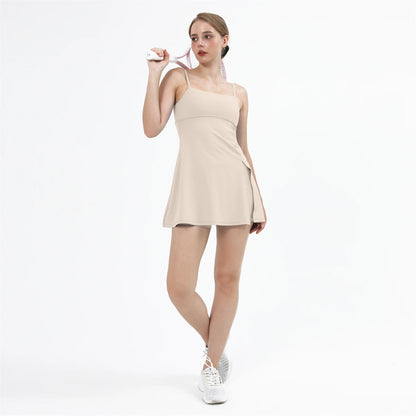 Damen Tennisrock Set - Sportlich Und Elegant Für Fitness ReisWeiß