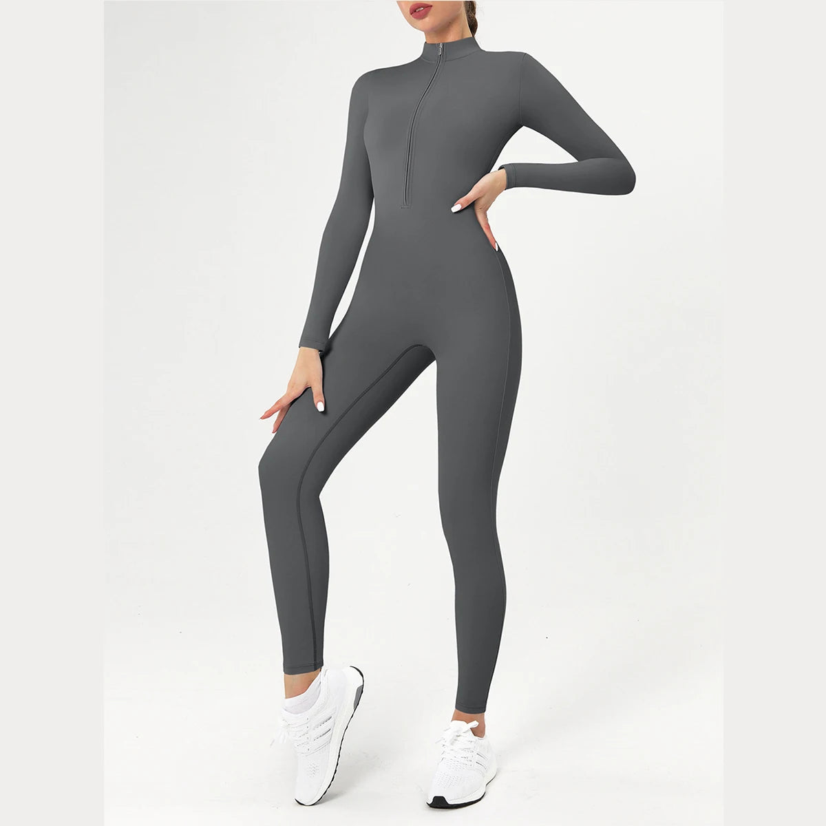Fadenburg Damen Yoga Kombination Grau