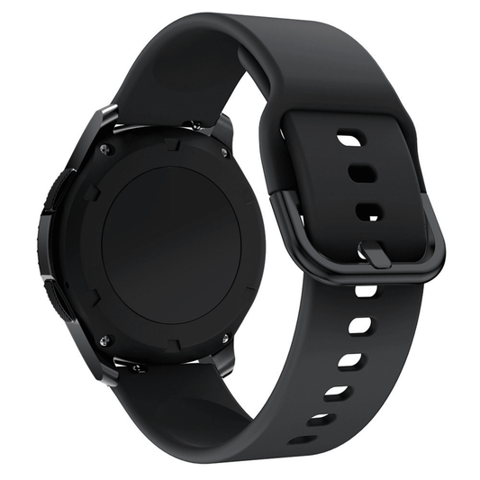 Einfarbiges Silikon Armband® Schwarz