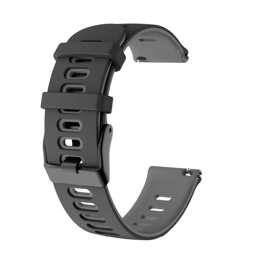Zweifarbiges Silikon Armband® Schwarz