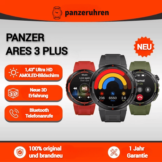PANZER ARES 3 PLUS Lava Schwarz