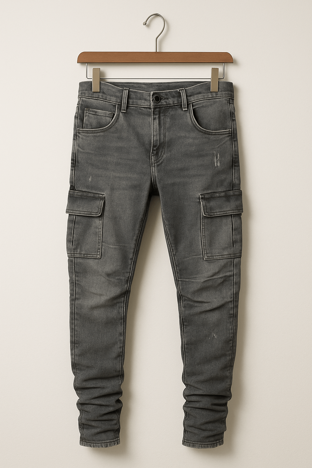 Dehnbare Cargo Jeans Herren