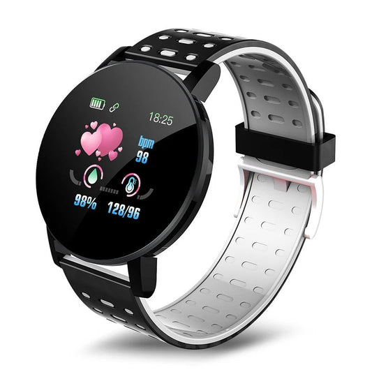 Renzo Silizium Smartwatch mit Silikonband, digitales Zifferblatt mit Herzfrequenz- und Aktivitätsanzeige, stilvoll und funktional von Fadenburg.