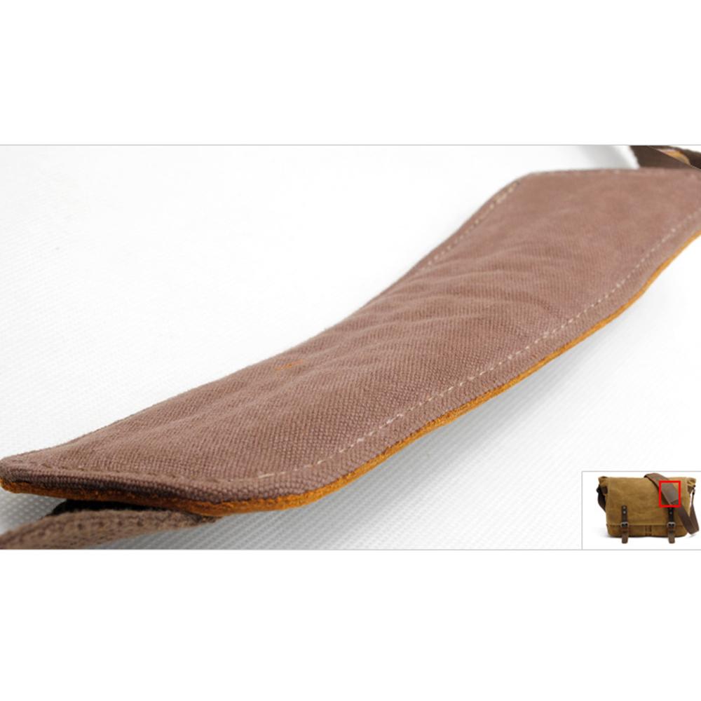 Conway™ Retro Umhängetasche Aus Gewachstem Baumwoll-Canvas – Vintage Messenger Bag Mit Laptopfach, perfekte Begleiter für aktive Lebensstile und Reisen
